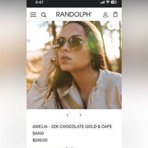 Randolph engineering Amelia sunglasses